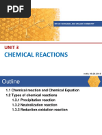 Unit 3 Chemical Reactions