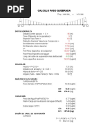 Memoria de Calculo Paso de Quebrada 95 M