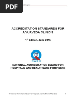 NABH Accreditation Standards For Ayurveda Clinics