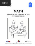 Math 6 DLP 54 - Identifying The Faces Edges, and Vertices of Solids