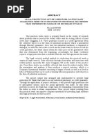 Legal Protection of The Creditors On Fiduciary Guarantee Objects in The Form of Industrial Machinery That Experiences Damage or Decrease in Value