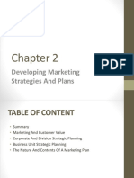 Developing Marketing Strategies and Plans