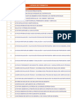 FORMATOS A SER UTILIZADOS EN LAS CONTRATACIONES Actualizado Dic-2013