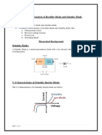 Lab No:1 Comparative Analysis of Rectifier Diode and Schottky Diode Objectives