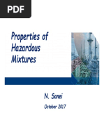 Properties of Hazardous Mixtures