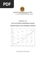 Ecuaciones Diferenciales Ordinarias de Primer Orden