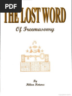 The Lost Word of Freemasonry by Hilton Hotema