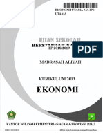 Soal Utama Ekonomi K-13