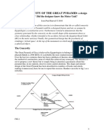 The Concavity of The Great Pyramid:: A Design Feature? Did The Designer Know The Meter Unit?