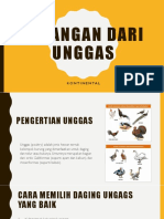 Hidangan Dari Unggas