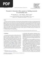 Potential of Alternative Fibre Cements A PDF