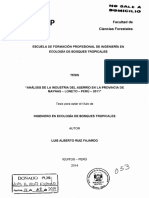 Análisis de La Industria Del Aserrío en La Provincia de Maynas - Loreto - Perú - 2011 PDF