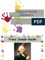 Classical Period Composers Presentation