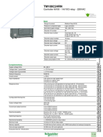 Schneider Tm100c24rn Controller m100 14i 10o Relay 220vac
