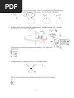 Circular Motion Review Key PDF