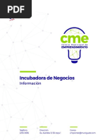 Informacion Centro Municipal de Emprendimiento