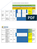 Cronograma de Actividades para El Sistema de Gestión de Seguridad y Salud en El Trabajo