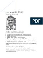 Biografia Jose Clemante Orozco