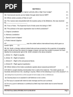 Legal Studies Worksheet Arbritration 