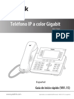 Yealink SIP-T29G Quick Start Guide V81 15 Spanish