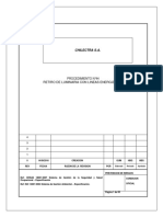 PTS N°44 Procedimiento Retiro de Luminaria Con LLEE