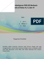 Model Pembelajaran PKN SD Berbasis Portofolio Di Kelas