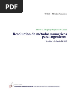 Resolucion Metodos Numericos Del Libro Chapra Con Python PDF