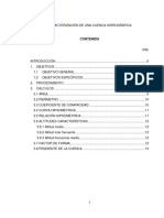 Caracterización de Una Cuenca Hidrográfica