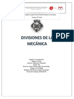 Divisiones de La Fisica