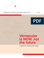 Redseer Consulting Report On Vernacular Languages