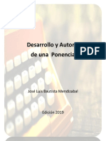 Desarrollo de Una Ponencia y Derechos de Autoria