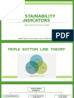 Sustainability Indicators