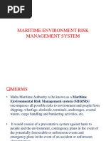 Maritime Environmental Risk Management System