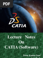 Catia V5 Lecture Notes