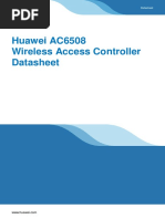 Huawei AC6508 Wireless Access Controller Datasheet