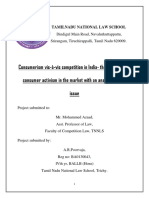 Consumerism Vis-À-Vis Competition in India-The Other Face of Consumer Activism in The Market With An Analysis On Jio' Issue