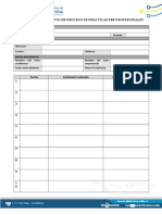 Hoja de Eguimiento de Proceso de Prácticas PP