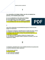 Actividad Interactiva Manipulación de Alimentos