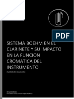 Sistema Boehm en El Clarinete Soprano en BB y Su Impacto en La Funcion Cromatica Del Instrumento