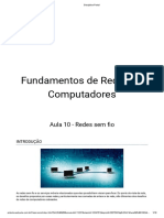 Fundamentos de Redes de Computadores - Aula 10 - Redes Sem Fio PDF