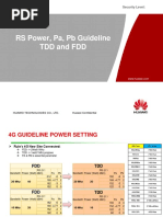 RS Power, Pa, PB Guideline TDD and FDD: Security Level