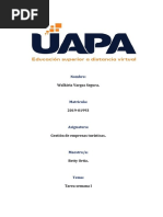 Tarea Semana 1 Gestion de Empresas Turisticas.