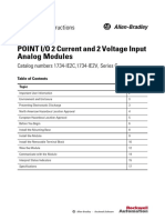 POINT I/O 2 Current and 2 Voltage Input Analog Modules: Installation Instructions