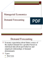 Me Demand Forecast