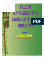 Talent Management in Manufacturing Industry 1