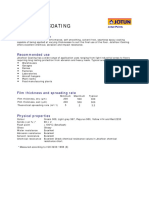 Jotafloor Coating: Technical Data