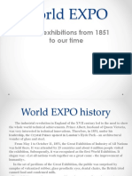 World EXPO: World Exhibitions From 1851 To Our Time