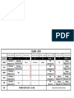 Class - Xi B: MON TUE WED THU