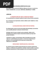 Como Aplicar Una Secuencia Didáctica en El Aula