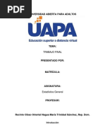 Estadistica General TRABAJO FINAL